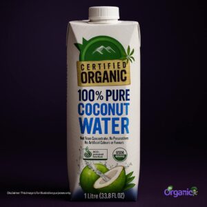 Chef's Choice Organic 100% Pure Coconut Water (1L) Australia